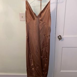 Express champagne dress